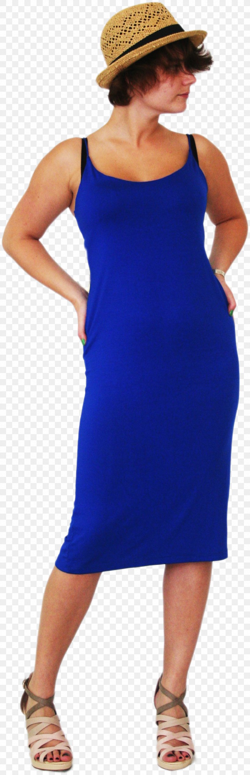 Cobalt Blue Electric Blue Dress, PNG, 870x2690px, Blue, Clothing, Cobalt Blue, Day Dress, Dress Download Free