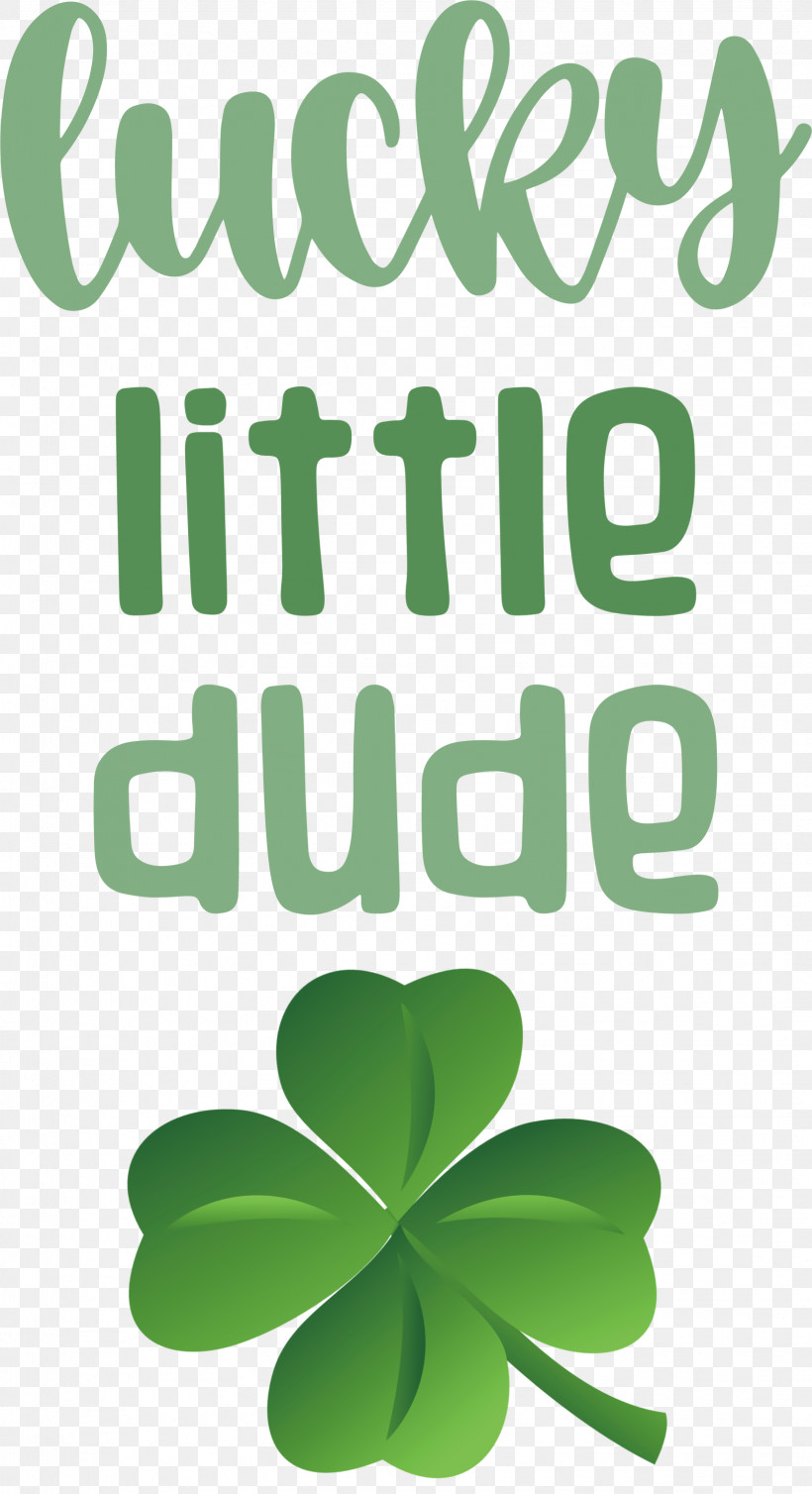 Lucky Little Dude Patricks Day Saint Patrick, PNG, 1631x3000px, Patricks Day, Green, Leaf, Logo, M Download Free