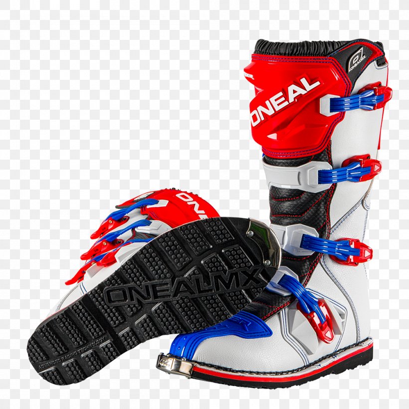 Motocross Motorcycle Boot Supermoto Enduro, PNG, 1000x1000px, Motocross, Athletic Shoe, Blue, Boot, Clothing Download Free