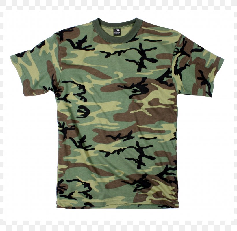 T-shirt Military Camouflage U.S. Woodland, PNG, 800x800px, Tshirt, Army Combat Uniform, Battle Dress Uniform, Battledress, Camouflage Download Free