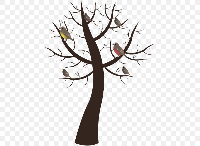 Tree Branch Bird, PNG, 463x600px, Tree, Art, Bird, Branch, Christmas Tree Download Free