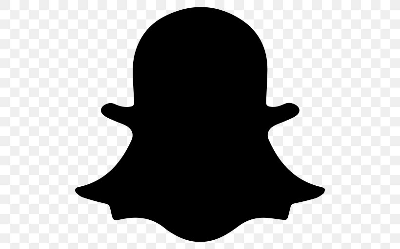 Social Media Snapchat Clip Art, PNG, 512x512px, Social Media, Black, Black And White, Font Awesome, Logo Download Free