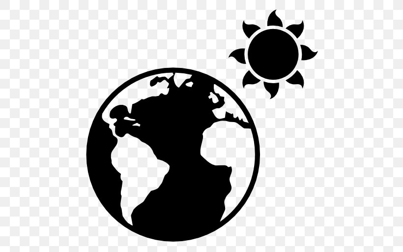 Earth Globe World, PNG, 512x512px, Earth, Black, Black And White, Earth Symbol, Globe Download Free