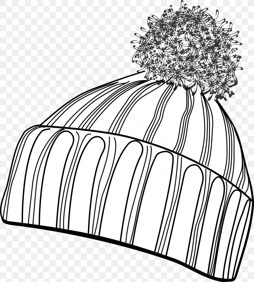 Cap Coloring Book Child Clothing Clip Art, PNG, 2159x2400px, Cap, Black, Black And White, Bobble Hat, Child Download Free