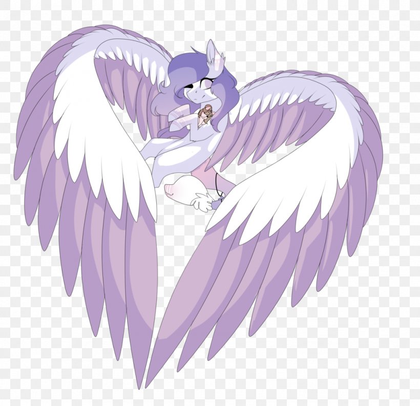 Cartoon Feather Legendary Creature Angel M, PNG, 1024x991px, Watercolor, Cartoon, Flower, Frame, Heart Download Free