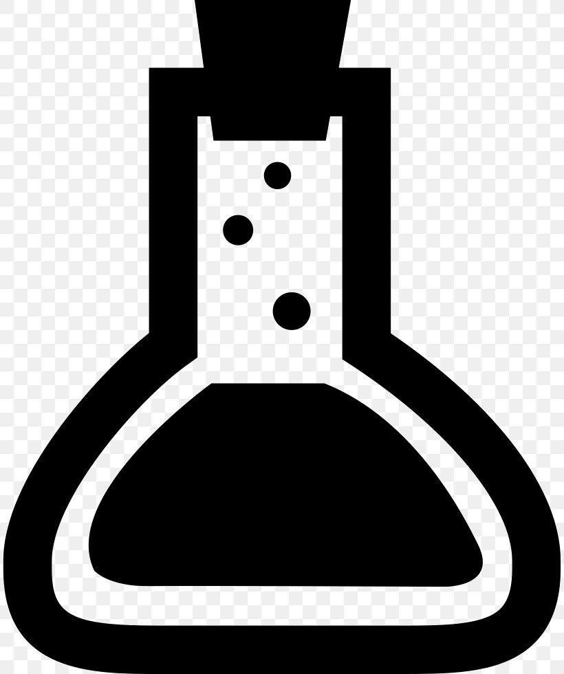 Laboratory Flasks Chemistry Symbol, PNG, 812x980px, Laboratory Flasks, Artwork, Black And White, Chemistry, Container Download Free