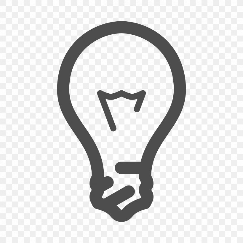 Incandescent Light Bulb Clip Art, PNG, 2400x2400px, Incandescent Light Bulb, Black And White, Hand, Lamp, Led Lamp Download Free