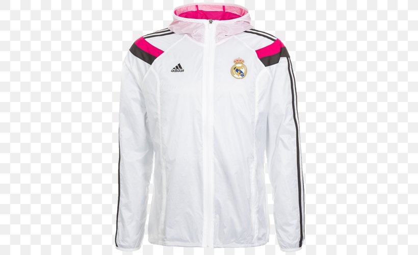 Tracksuit Jacket Real Madrid C.F. Sleeve Hood, PNG, 500x500px, Tracksuit, Active Shirt, Adidas, Football, Hood Download Free