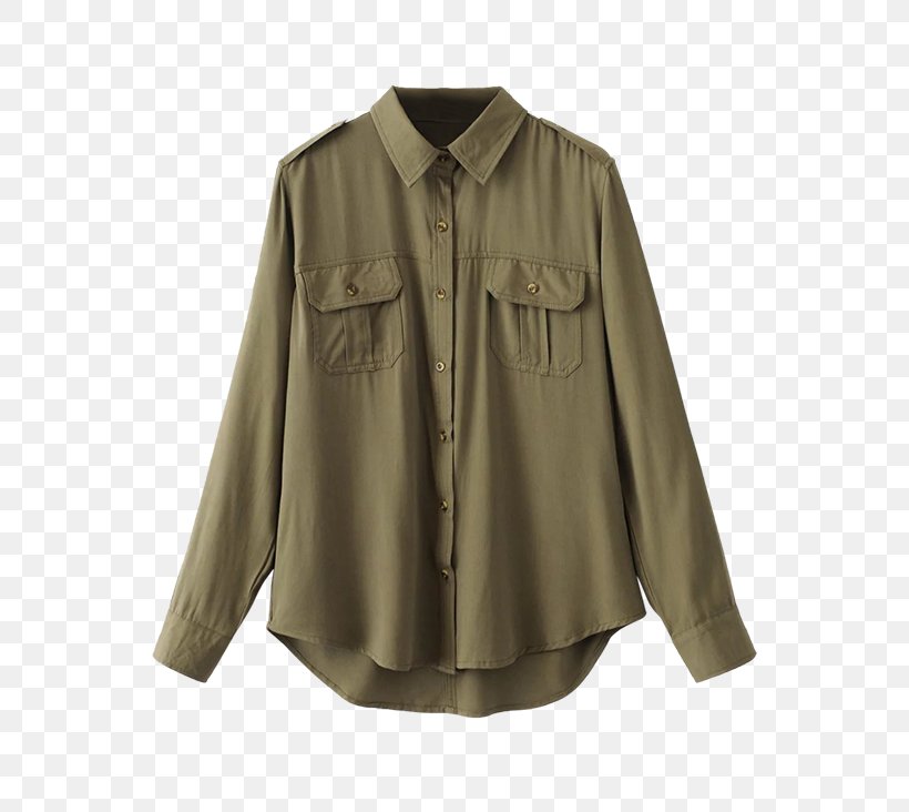 Blouse T-shirt Top Dress Shirt Clothing, PNG, 550x732px, Blouse, Button, Cargo Pants, Clothing, Collar Download Free