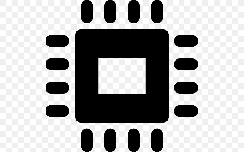 Consumer Electronics Integrated Circuits & Chips, PNG, 512x512px, Electronics, Area, Black, Black And White, Brand Download Free