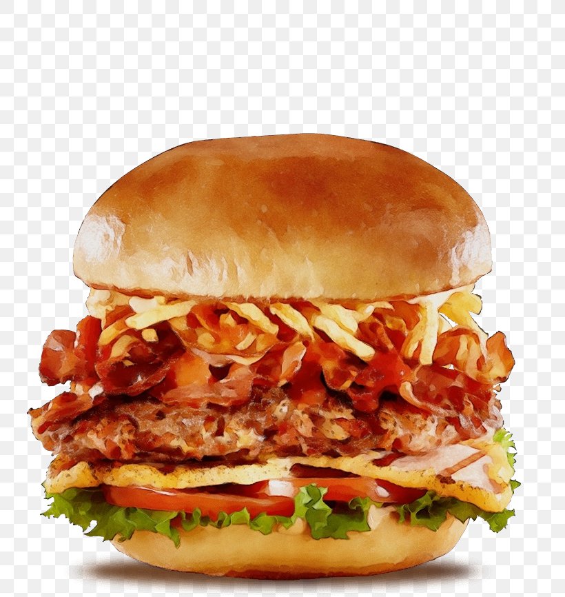 Junk Food Cartoon, PNG, 776x866px, Watercolor, American Food, Appetizer, Bacon Sandwich, Baconator Download Free