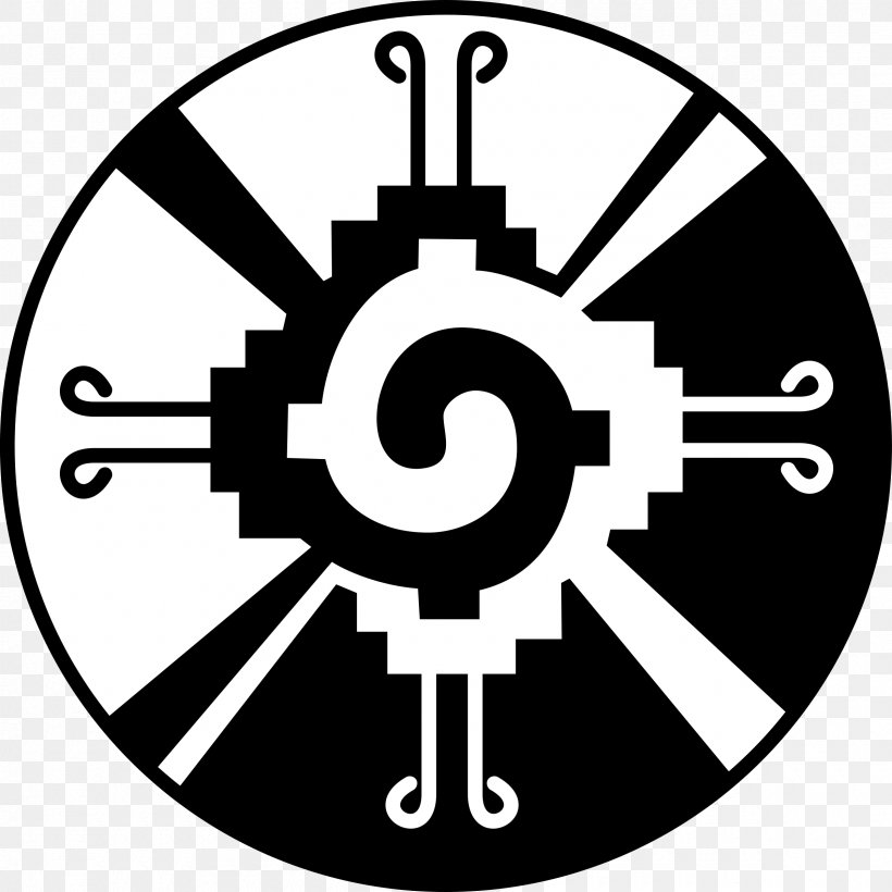 Maya Civilization Hunab Ku Symbol Deity Meaning, PNG, 2400x2400px, Maya Civilization, Area, Aztec, Black And White, Chilam Balam Download Free