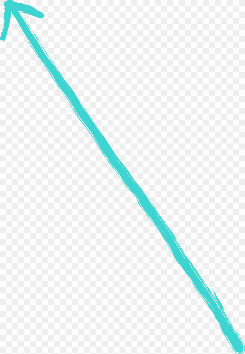Turquoise, PNG, 2076x3000px, Hand Drawn Arrow, Paint, Turquoise, Watercolor, Wet Ink Download Free