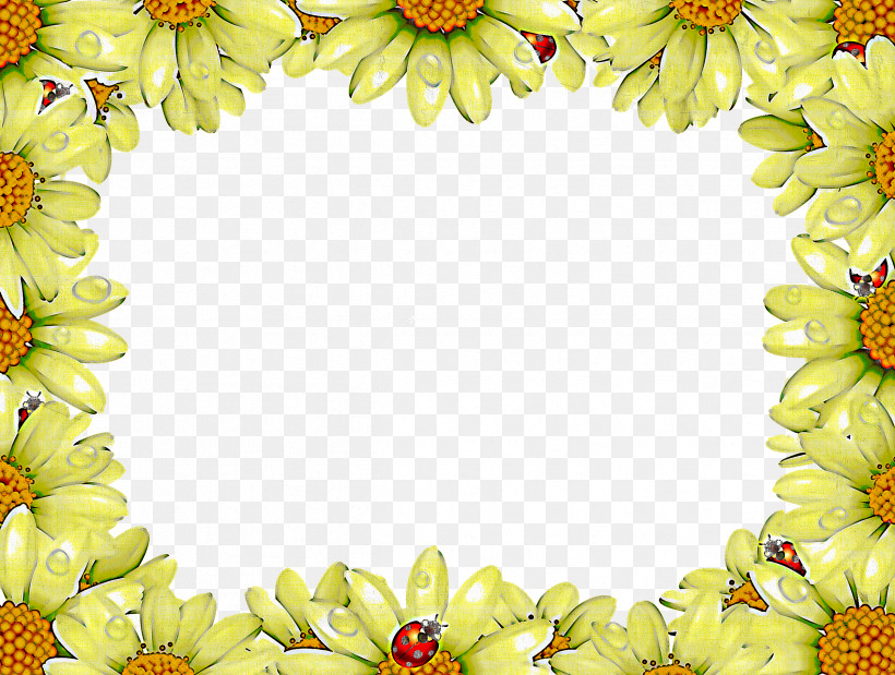 Daisies Frame Flower Frame Floral Frame, PNG, 2401x1815px, Daisies Frame, Floral Design, Floral Frame, Flower, Flower Frame Download Free