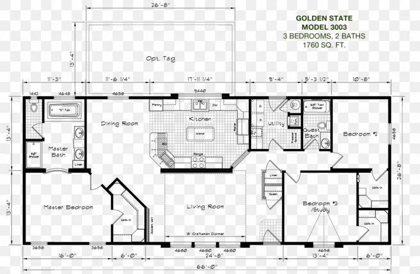 Floor Plan House KIT Custom Homebuilders Manufactured Housing Meridian, PNG, 960x627px, Floor Plan, Area, Bathroom, Bedroom, Black And White Download Free