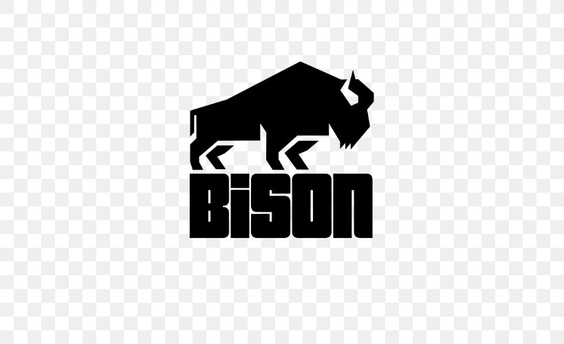 Logo Graphic Designer, PNG, 500x500px, Logo, American Bison, Bison, Bison Bonasus, Black Download Free