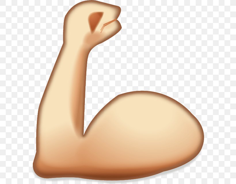 Emoji Muscle Sticker Arm Icon, PNG, 640x640px, Watercolor, Cartoon, Flower, Frame, Heart Download Free