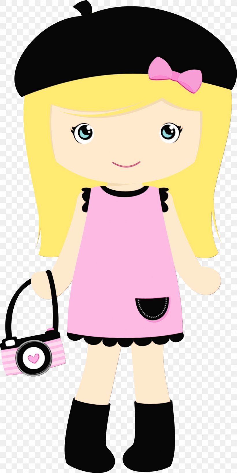 Girl Cartoon, PNG, 1028x2048px, Watercolor, Cartoon, Child, Doll, Drawing Download Free