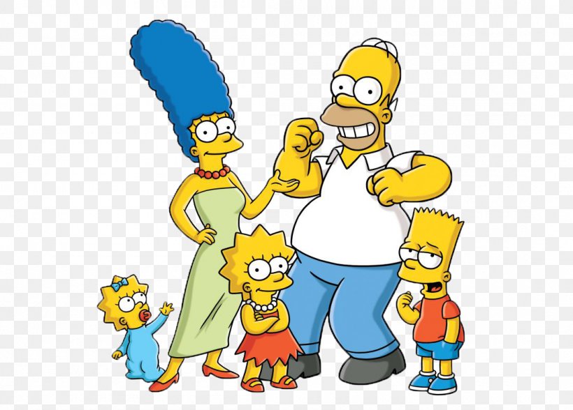 Homer Simpson Marge Simpson Bart Simpson Lisa Simpson Maggie Simpson, PNG, 1100x790px, Homer Simpson, Area, Art, Bart Simpson, Cartoon Download Free