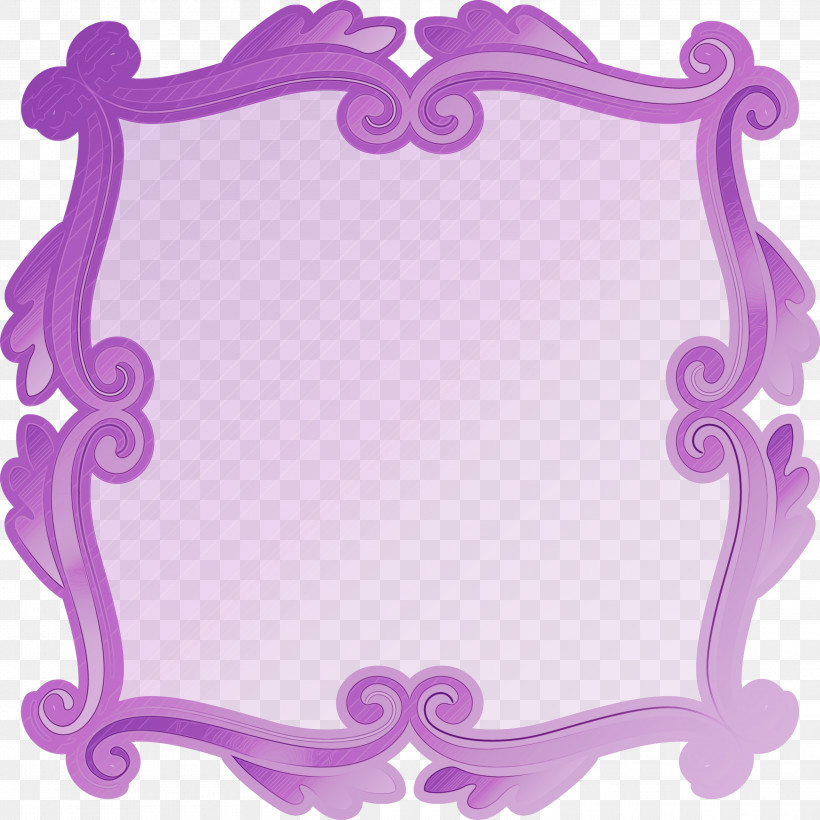 Picture Frame, PNG, 3000x3000px, Square Frame, Lilac, Mirror, Paint, Picture Frame Download Free