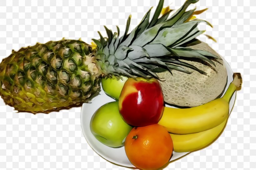 Pineapple, PNG, 2000x1332px, Watercolor, Accessory Fruit, Ananas, Food, Food Group Download Free