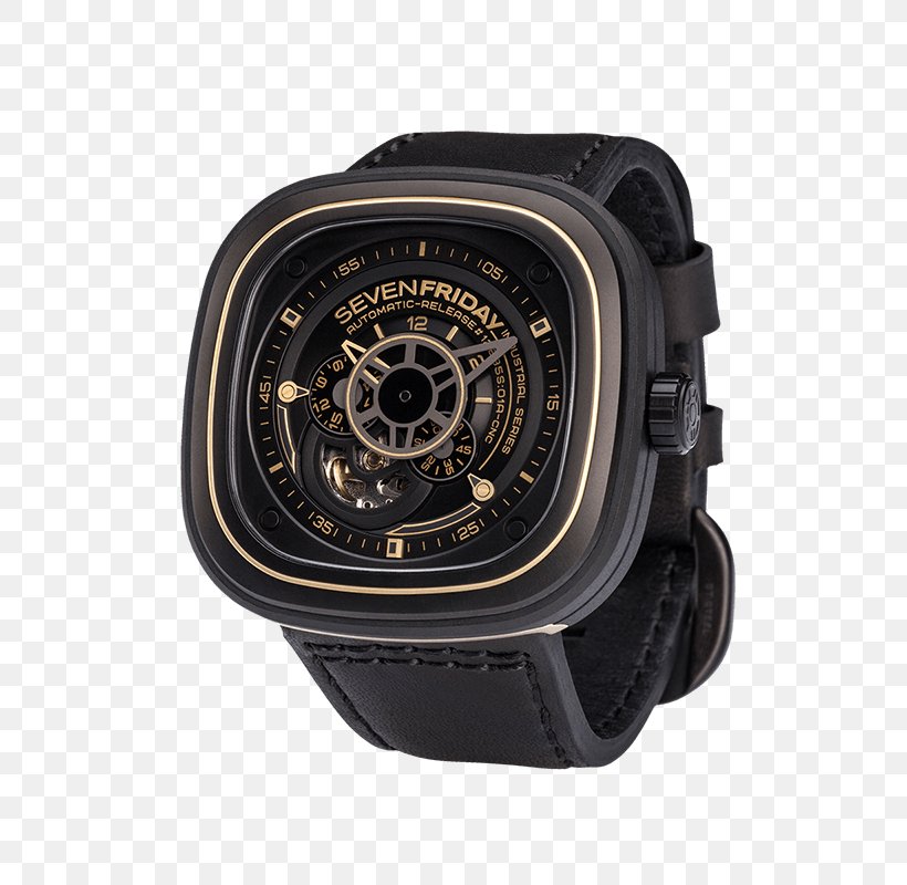 SevenFriday Automatic Watch Industrial Revolution Strap, PNG, 800x800px, Sevenfriday, Automatic Watch, Brand, Chronograph, Clock Download Free