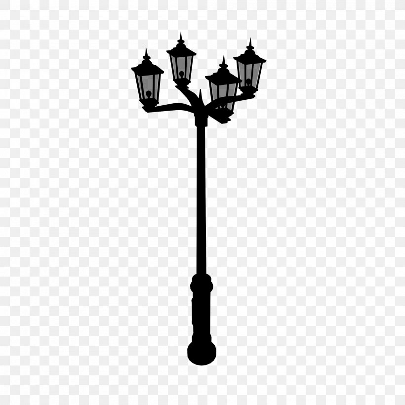 Street Light Black & White, PNG, 2000x2000px, Street Light, Black White M, Candle Holder, Interior Design, Lamp Download Free
