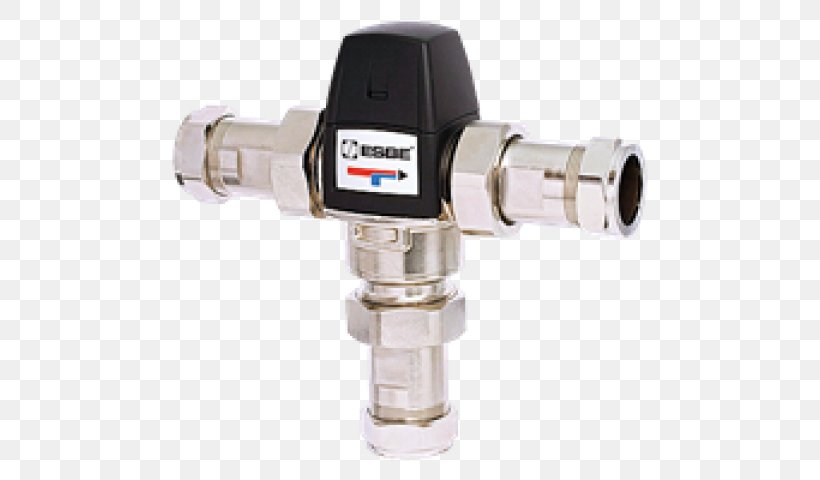 Thermostatic Mixing Valve Thermostatic Radiator Valve Four-way Valve Piping And Plumbing Fitting, PNG, 640x480px, Valve, Central Heating, Chisinau, Compression Fitting, Expansion Tank Download Free