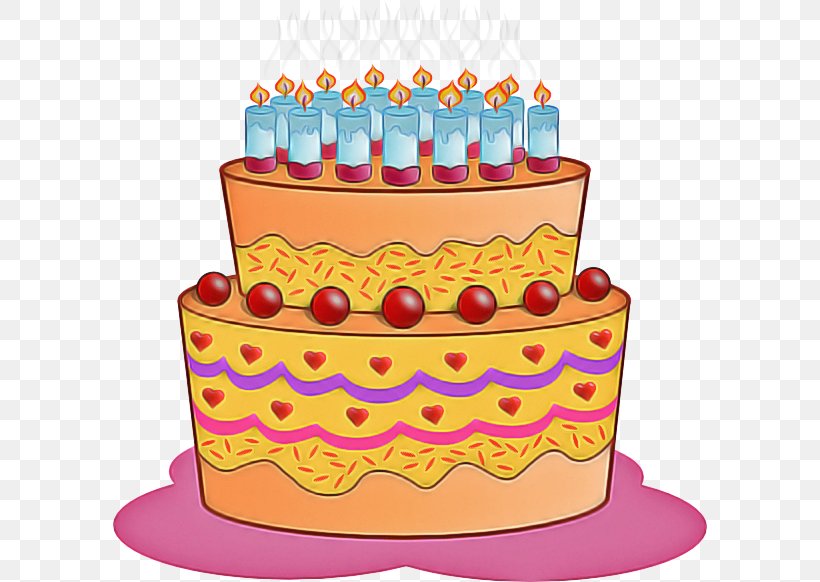Birthday Candle, PNG, 594x582px, Cake Decorating Supply, Baked Goods, Birthday Cake, Birthday Candle, Cake Download Free