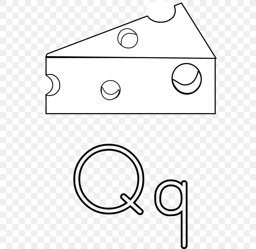 Drawing Letter Q Clip Art, PNG, 568x800px, Drawing, Alphabet, Area, Black And White, Cheese Download Free