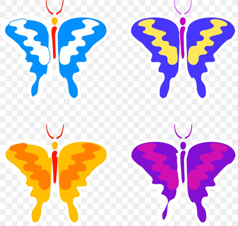 Butterfly Clip Art, PNG, 999x948px, Butterfly, Artwork, Brush Footed Butterfly, Drawing, Insect Download Free