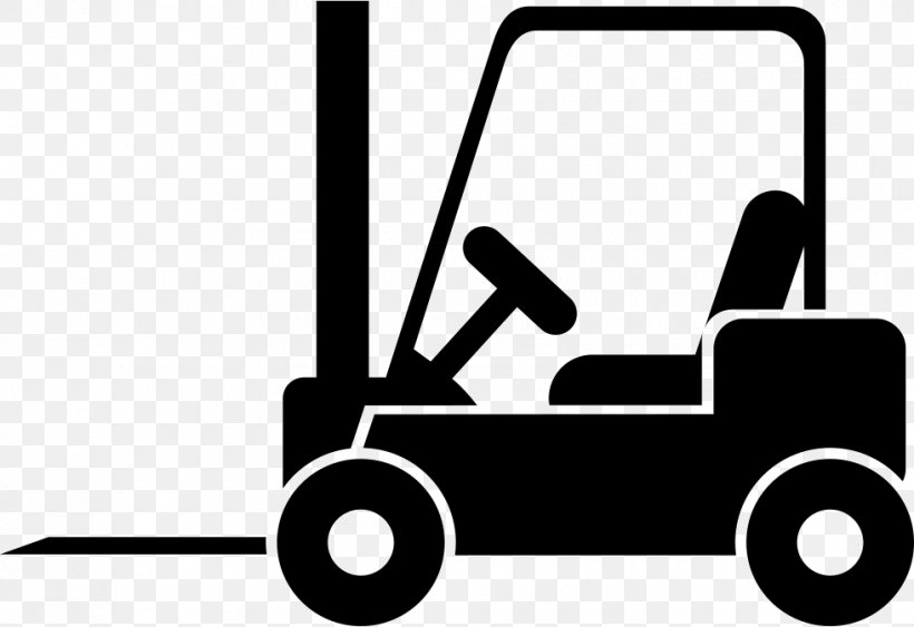 Clip Art Forklift Transport Excavator, PNG, 980x674px, Forklift, Blackandwhite, Cargo, Construction, Excavator Download Free
