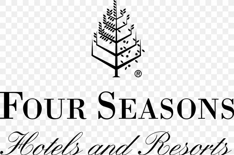 Four Seasons Hotels And Resorts Four Seasons Hotel Chicago Logo, PNG, 1200x796px, Four Seasons Hotels And Resorts, Allinclusive Resort, Amora Event Group, Black And White, Brand Download Free