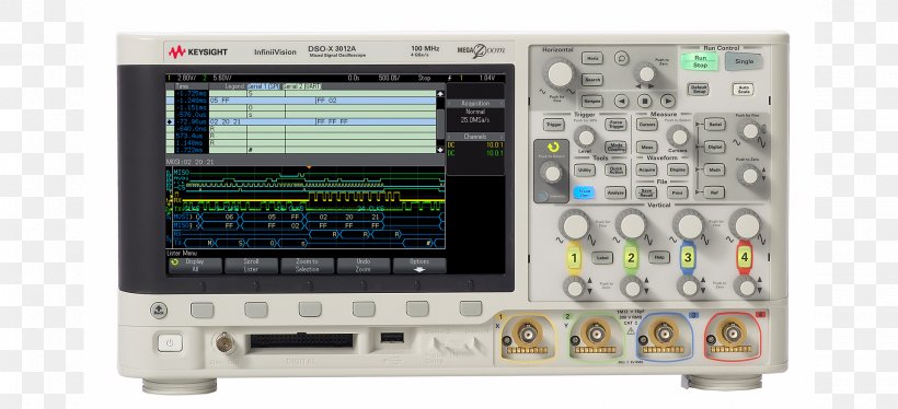 Hewlett-Packard Digital Storage Oscilloscope Keysight Agilent Technologies, PNG, 1920x878px, Hewlettpackard, Agilent Technologies, Analog Signal, Audio Receiver, Bandwidth Download Free