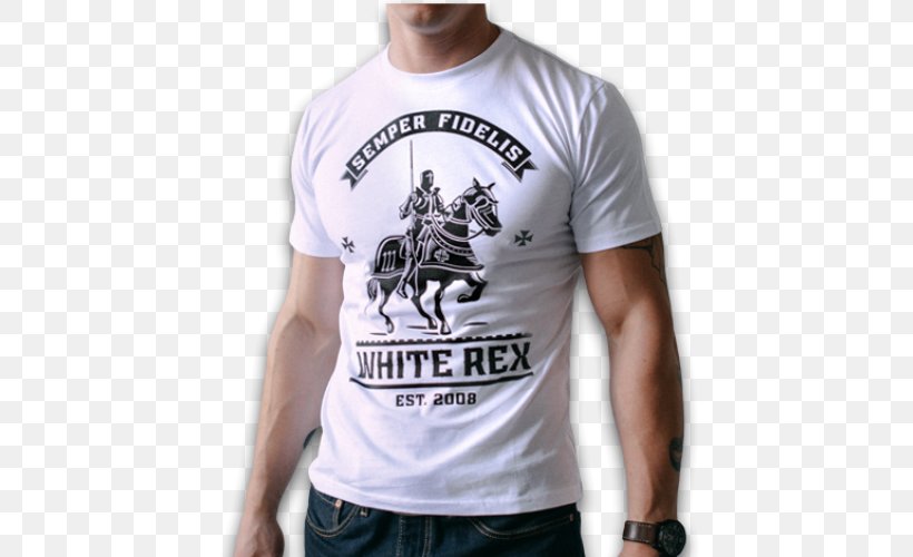 T-shirt Semper Fidelis Motto Phrase Europe, PNG, 500x500px, Tshirt, Black, Brand, Clothing, Europe Download Free