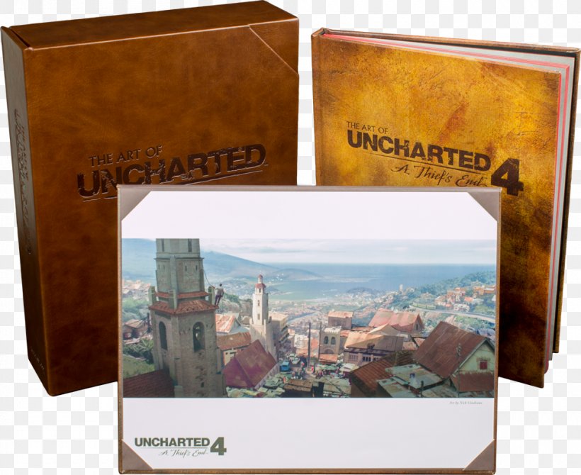 The Art Of Uncharted 4: A Thief's End PlayStation 4 Book Hardcover, PNG, 1000x818px, Playstation 4, Art Book, Book, Box, Furniture Download Free