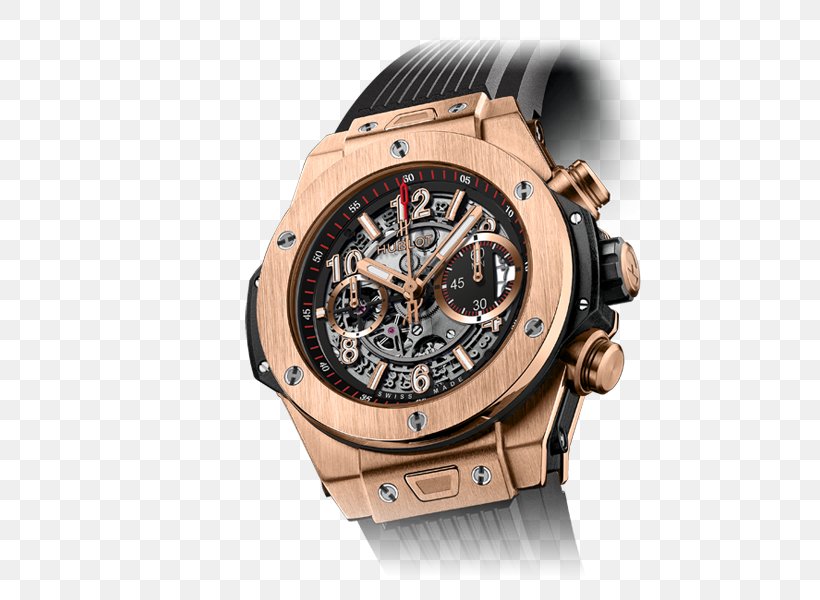 Watch Strap Hublot Chronograph Clock, PNG, 600x600px, Watch, Brand, Chronograph, Clock, Hublot Download Free