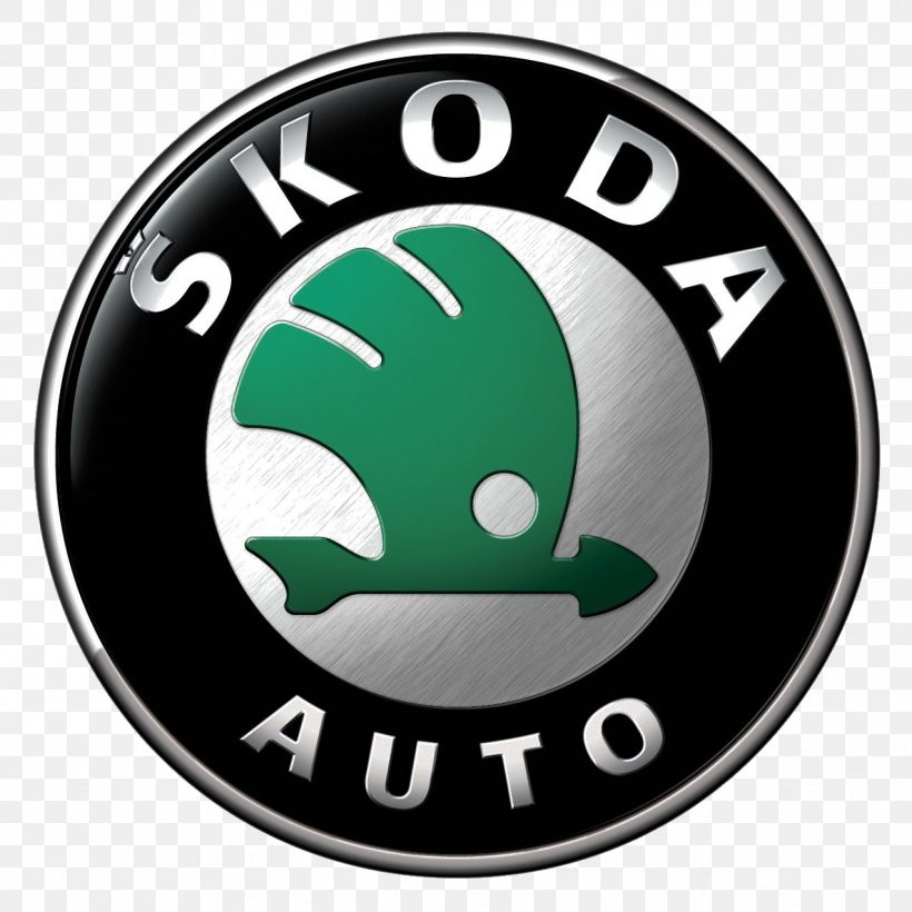 Škoda Auto Car Logo Volkswagen Group, PNG, 1274x1274px, Skoda, Brand, Car, Emblem, Green Download Free