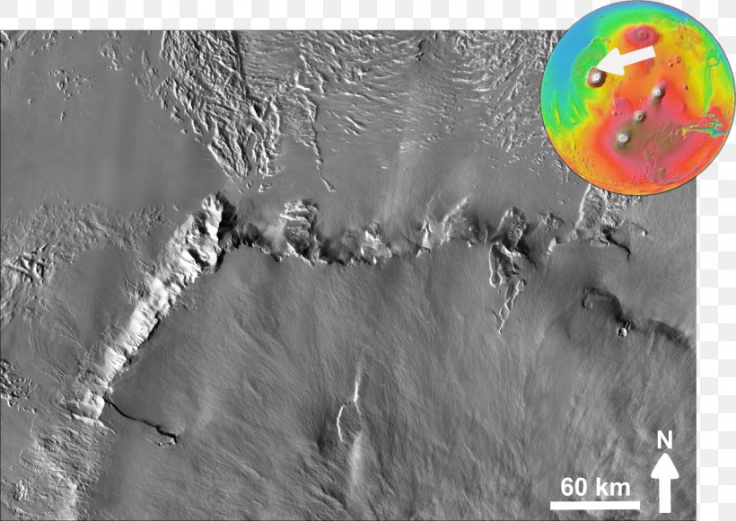 Mount Olympus Tharsis Olympus Mons Olympus Rupes Volcano, PNG, 1280x906px, Mount Olympus, Geological Phenomenon, Geology Of Mars, Lava, Mars Download Free