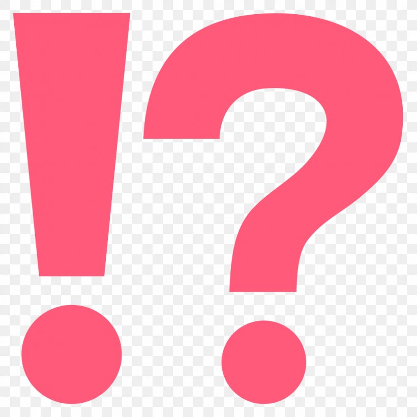 Question Mark Emoji Exclamation Mark Interrobang Symbol, PNG, 1024x1024px, Question Mark, Brand, Emoji, Exclamation Mark, Information Download Free