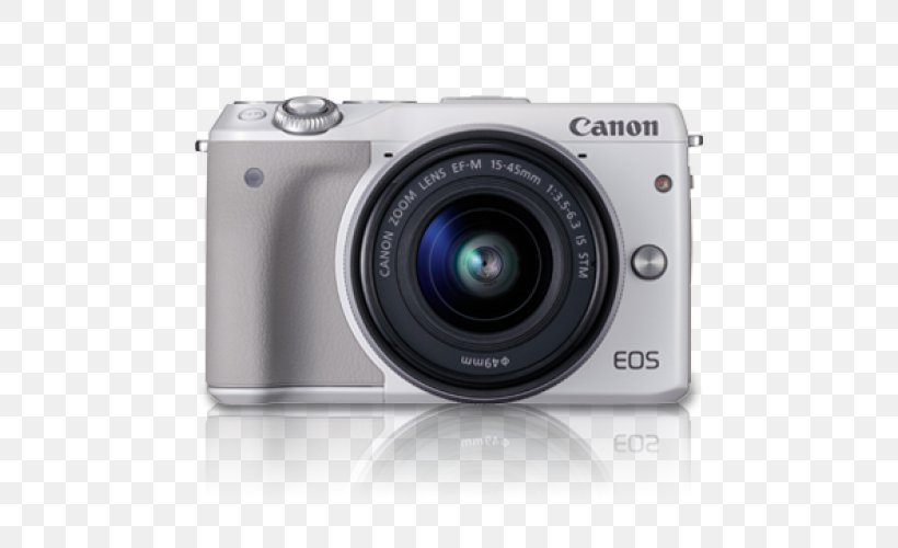 Canon EOS M3 Canon EOS M100 Mirrorless Interchangeable-lens Camera, PNG, 500x500px, Canon Eos M3, Apsc, Camera, Camera Lens, Cameras Optics Download Free