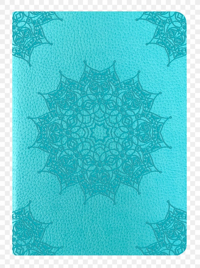 Leatherlook Journal, PNG, 900x1202px, Mandala, Aqua, Azure, Black, Blue Download Free