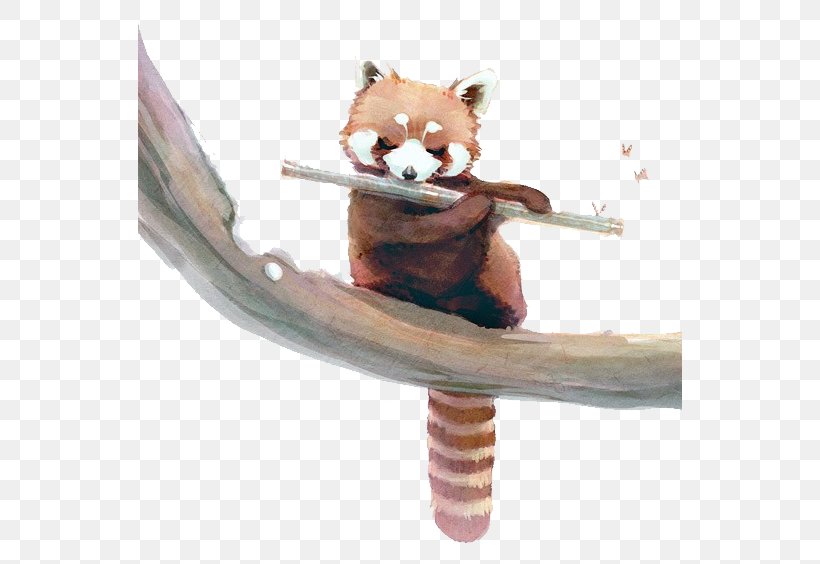 Red Panda The Giant Panda Bear Crane, PNG, 544x564px, Watercolor, Cartoon, Flower, Frame, Heart Download Free