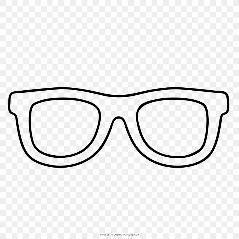 Sunglasses Goggles White, PNG, 1000x1000px, Glasses, Area, Black, Black And White, Eyewear Download Free