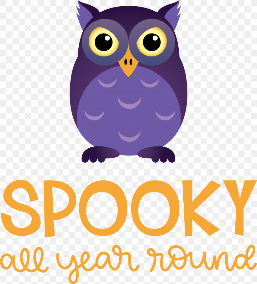 Spooky Halloween, PNG, 2715x3000px, Spooky, Beak, Biology, Bird Of Prey, Birds Download Free