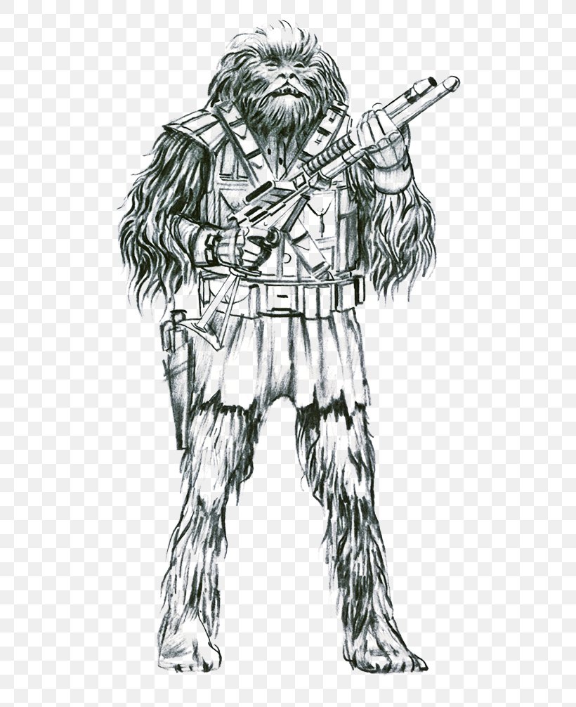 Chewbacca Wookiee Art Star Wars Sketch, PNG, 800x1006px, Chewbacca, Art, Artwork, Black And White, Concept Art Download Free