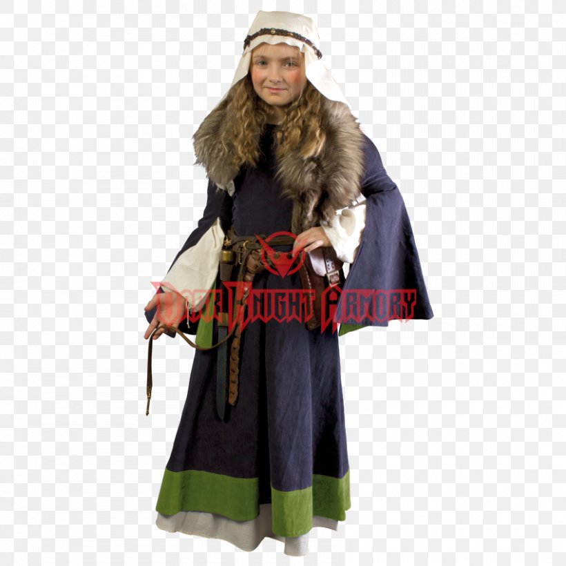 Costume Robe Middle Ages Clothing Dress, PNG, 850x850px, Costume, Clothing, Clothing Sizes, Costume Design, Dress Download Free