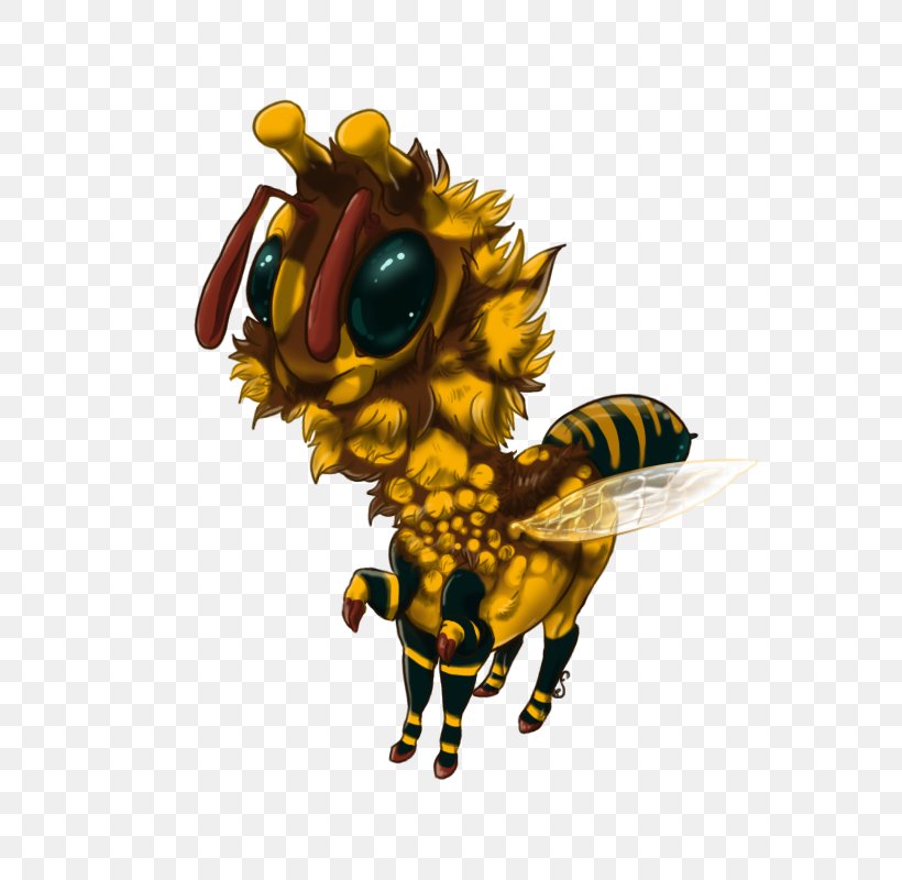 Honey Bee Dragon, PNG, 800x800px, Honey Bee, Bee, Dragon, Fictional Character, Honey Download Free