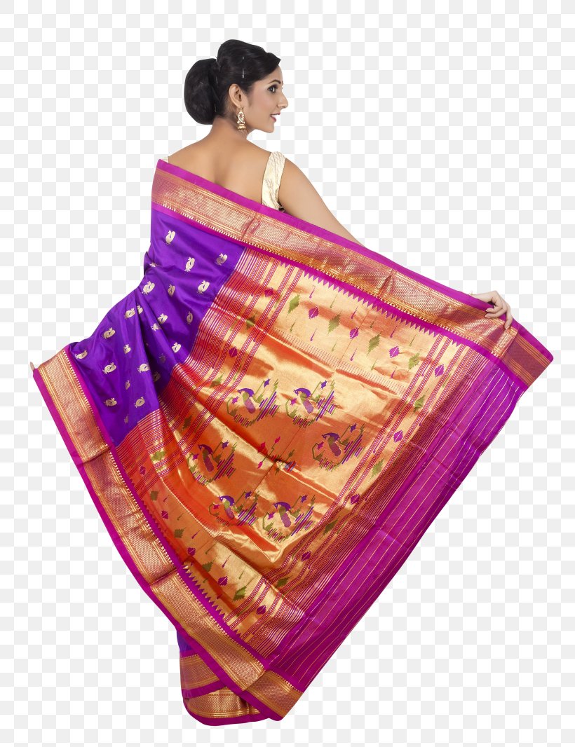 Paithani Sari Silk Handloom Saree, PNG, 800x1066px, Paithan, Dupioni, Handloom Saree, Magenta, Maharashtra Download Free