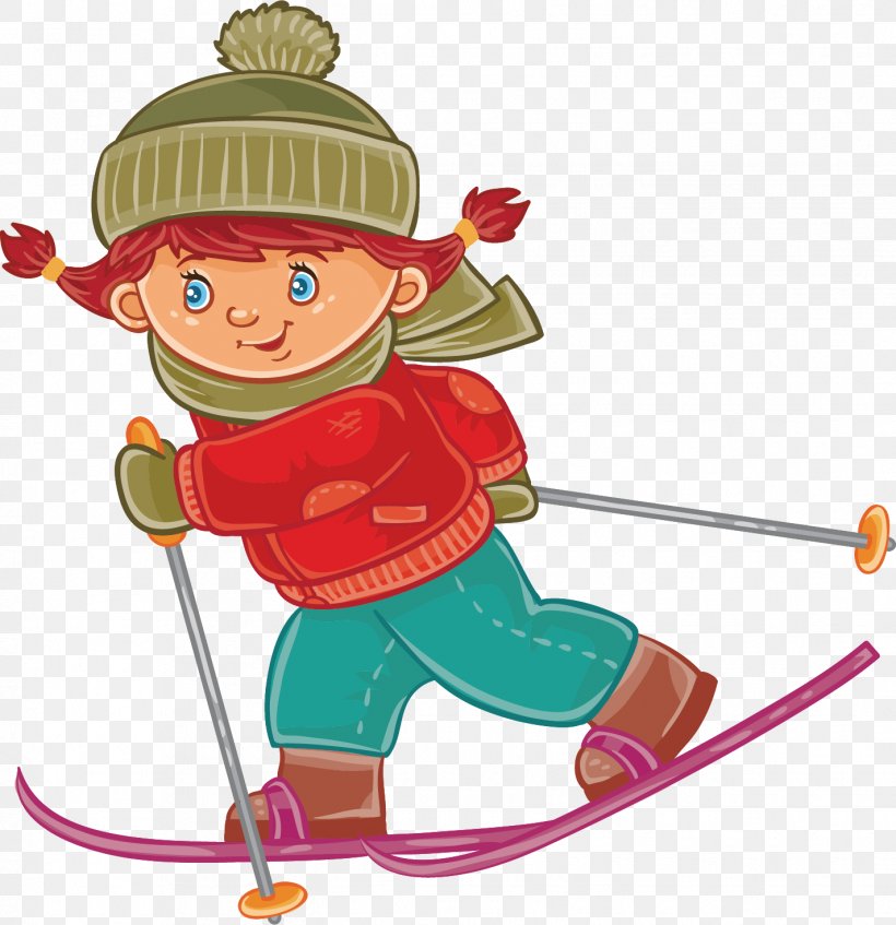 Skiing Royalty-free Illustration, PNG, 1424x1471px, Skiing, Art, Can Stock Photo, Cartoon, Child Download Free
